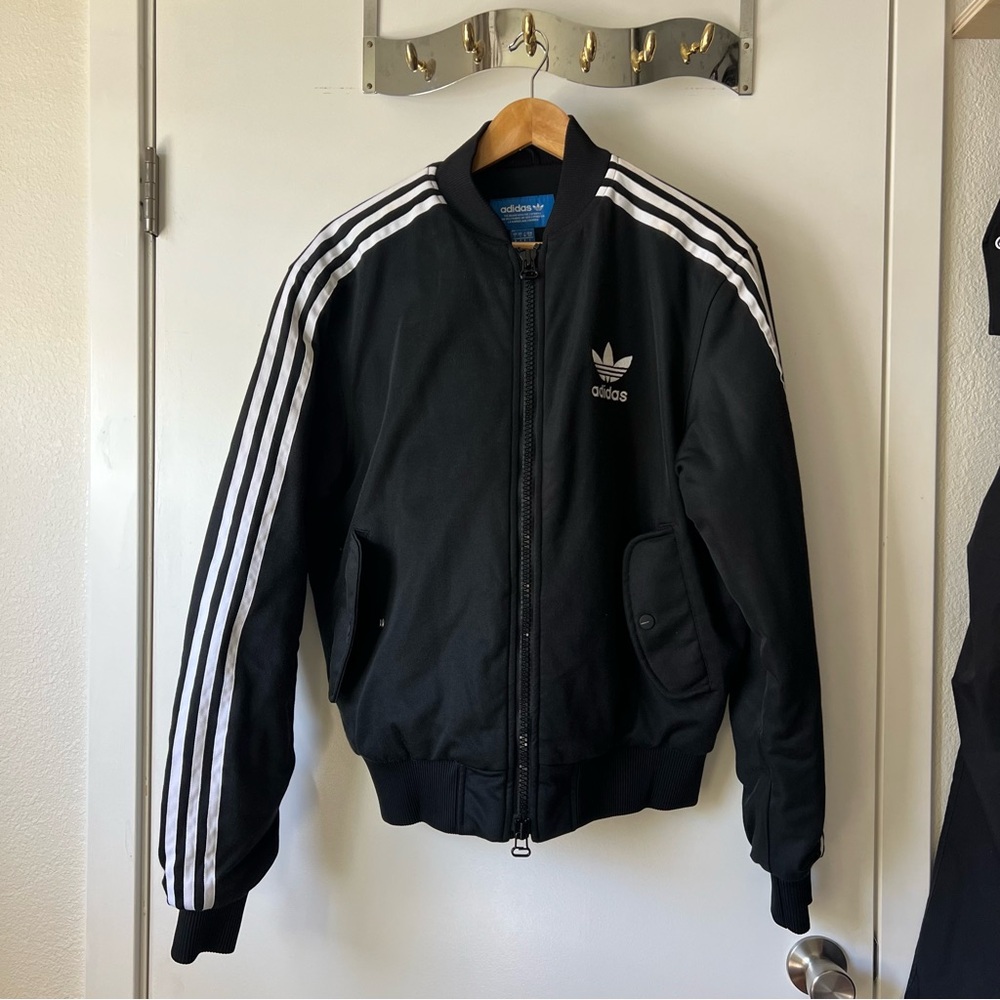 Adidas Men’s Black Bomber Jacket